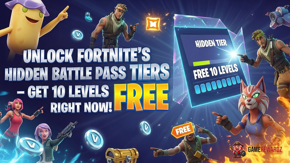Unlock Fortnite&#039;s Hidden Battle Pass Tiers – Get 10 Levels FREE Right Now!